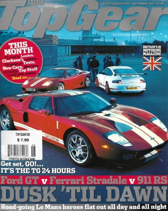 TOP GEAR UK EDITION 2004 SEPT - F1 CARS, FORD GT v FERRARI STRADALE v 911 RS